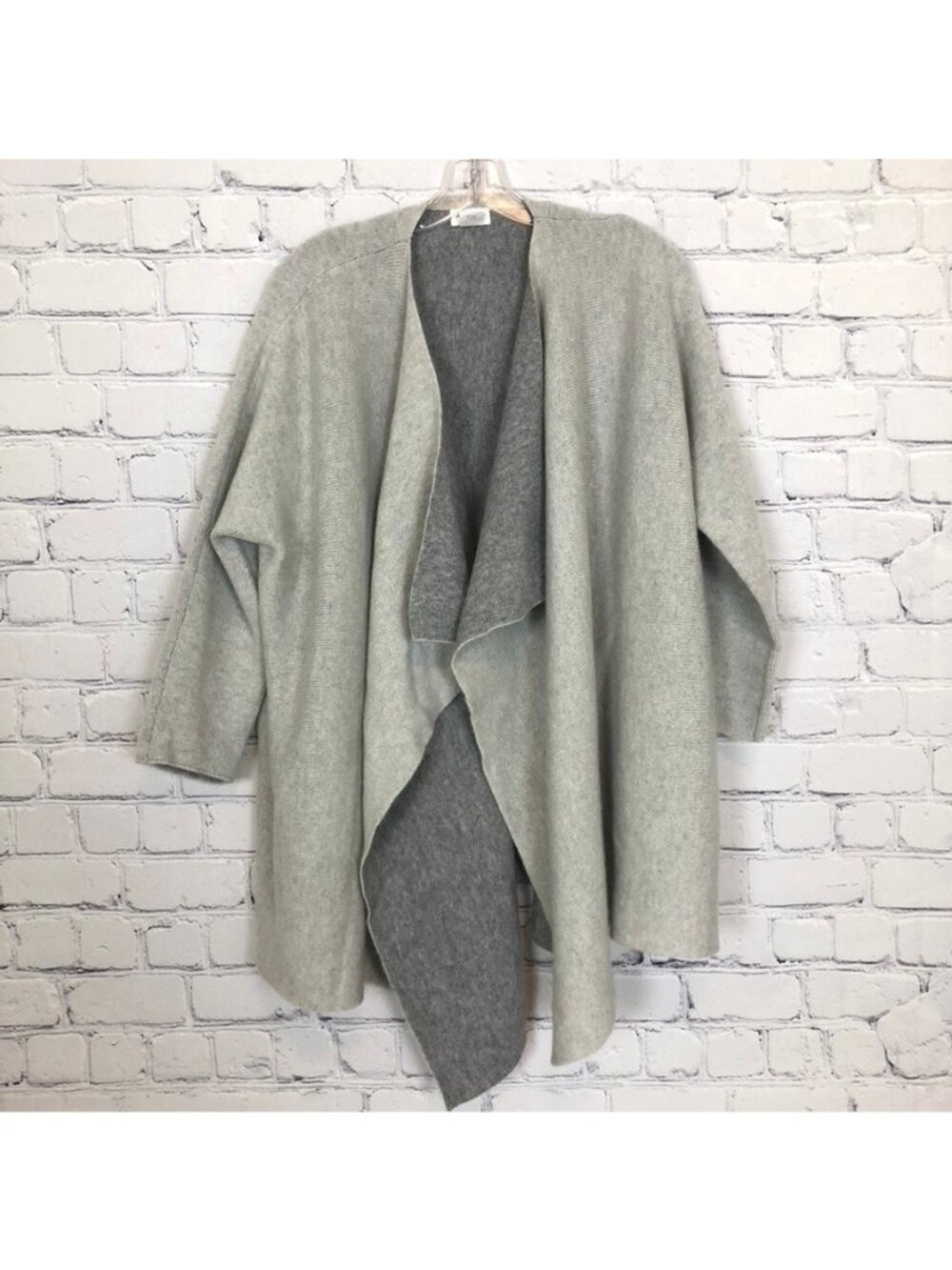 Club Monaco Lydal Cashmere Wrap Cardigan Sweater Size XS/S Gray